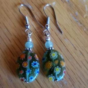 Glass Bead Earrings